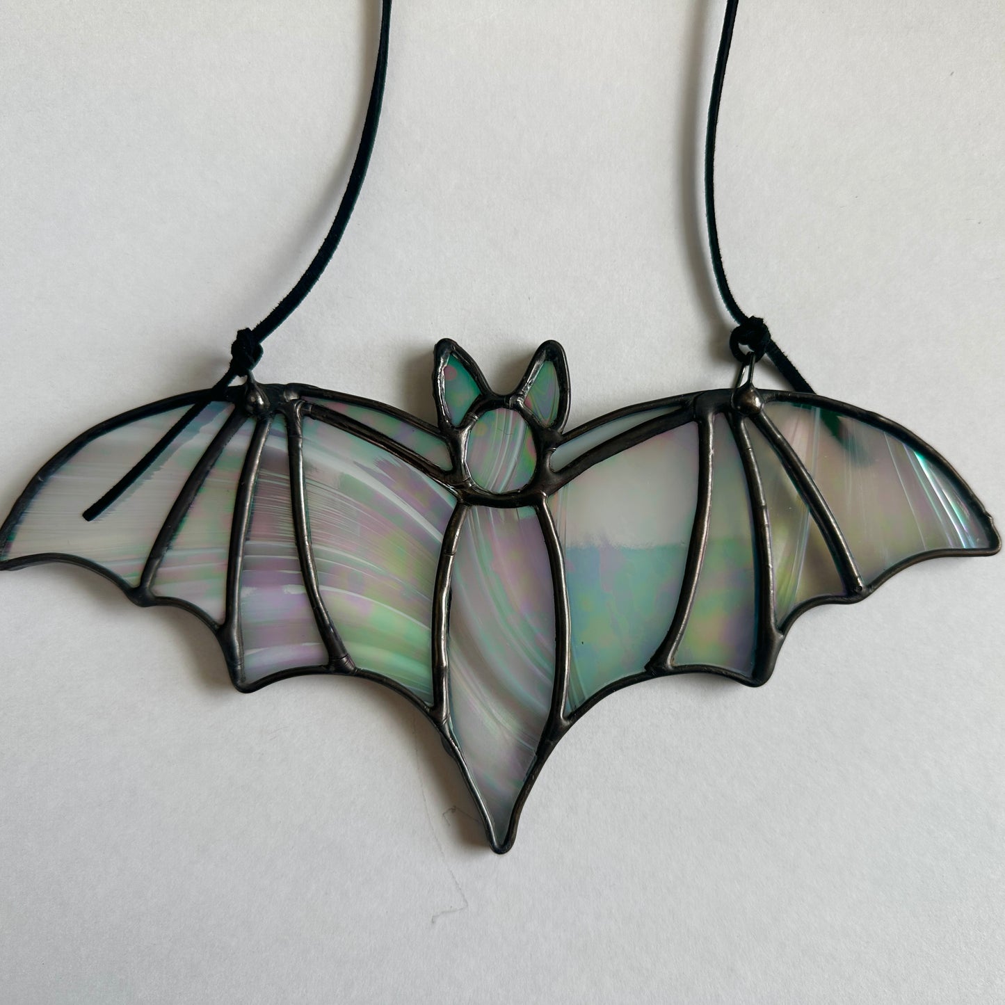 Bat- White Iridescent